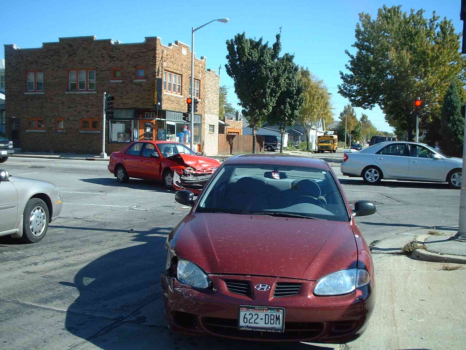 The other car from the front